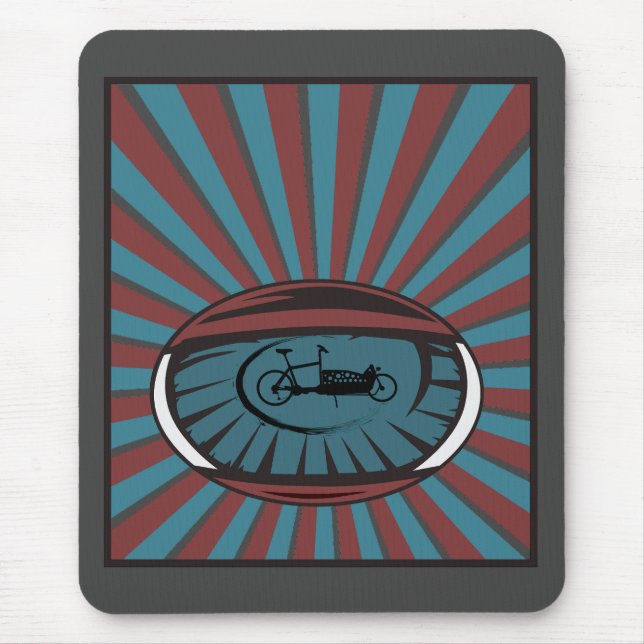 Wheel of load in the eye with radiation mouse pad (Front)