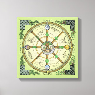 Wheel of the Year - Canvas Print