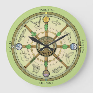 Wheel of the Year Large Clock