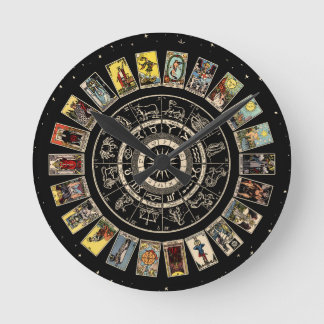 Wheel of the Zodiac, Astrology Chart and the Major Round Clock