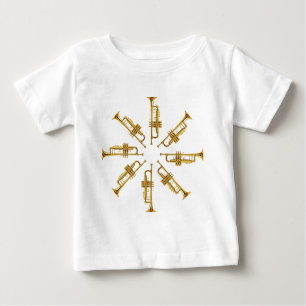 Wheel of Trumpets Baby T-Shirt