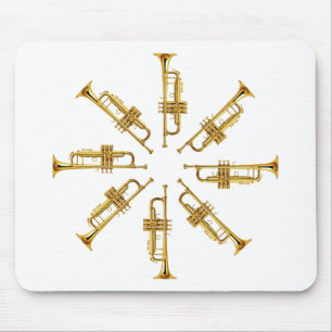 Wheel of Trumpets Mouse Pad