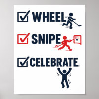 Wheel Snipe Celebrate Hockey Slang Checklist Desig