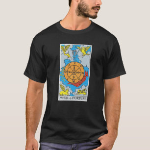 Wheel Tarot Card Occult Beliefs Divination Magic T-Shirt