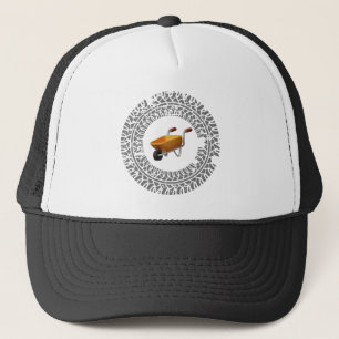wheelbarrow drift, burnout trucker hat