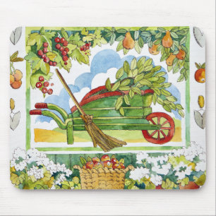 Wheelbarrow - garden surround 2012 mouse pad