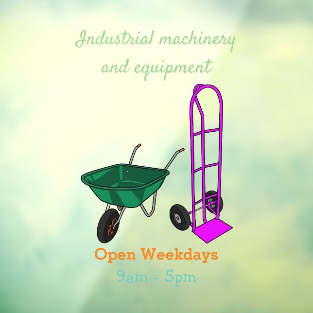 Wheelbarrow & hand trolley cartoon illustration (Sheet 3)