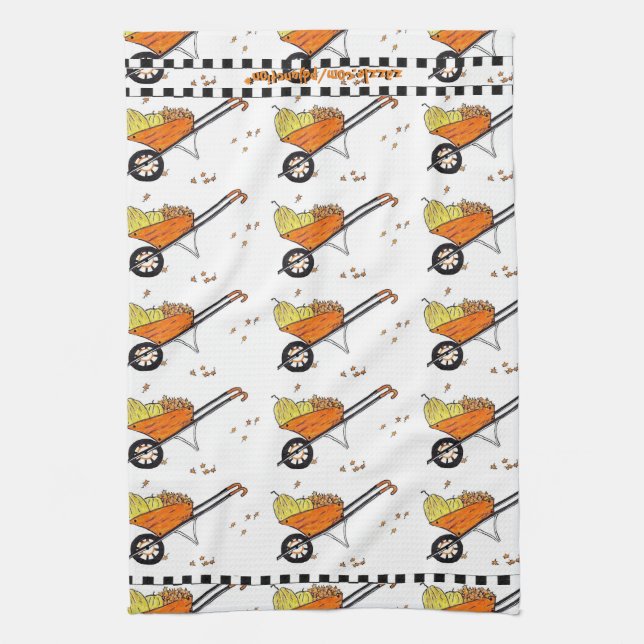 Wheelbarrow Kitchen Towel (Vertical)