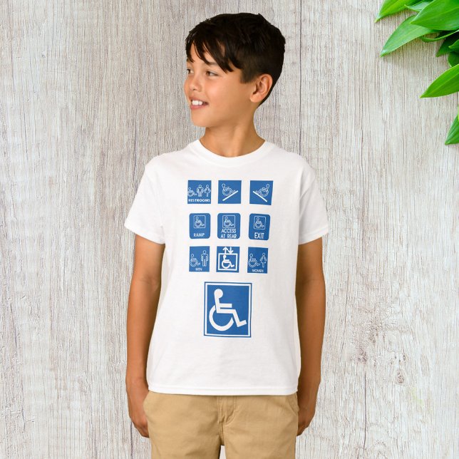 Wheelchair Accessibility Signs T-Shirt (Creator Uploaded)