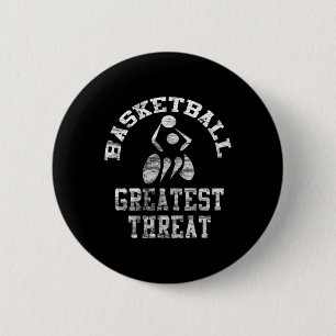 Wheelchair Basketball Greatest Threat 6 Cm Round Badge