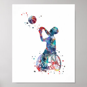 Wheelchair Basketball  Poster