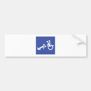 wheelchair boozer bumper sticker