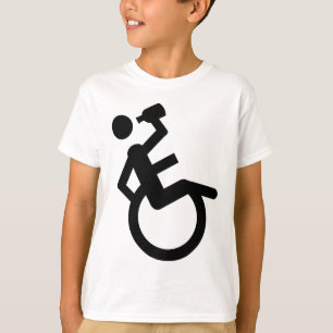 wheelchair boozer wheel chair T-Shirt