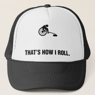 Wheelchair Curling Trucker Hat