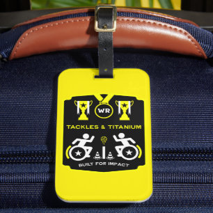 Wheelchair Murderball Sportswear Luggage Tag