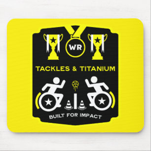 Wheelchair Murderball Sportswear Mouse Pad