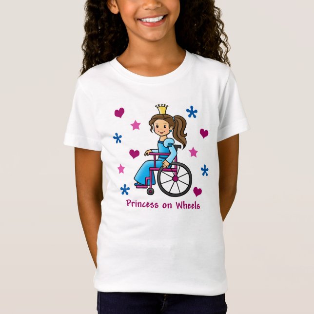 Wheelchair Princess T-Shirt (Front)