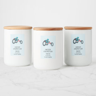 Wheelchair Racing Food Label
