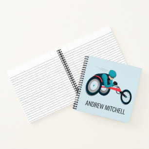 Wheelchair Racing Notebook