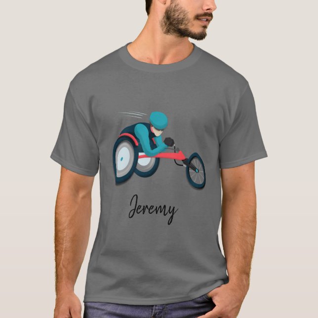 Wheelchair Racing T-Shirt (Front)