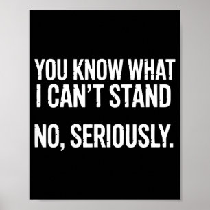 Wheelchair User Sarcastic Rolling Chair Poster