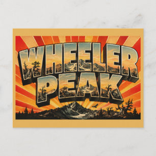 Wheeler Peak Nevada Alpine Glacier Bristlecone Art Postcard