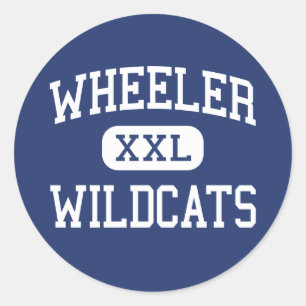 Wheeler - Wildcats - High - Marietta Georgia Classic Round Sticker
