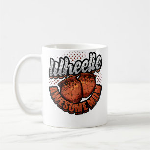 Wheelie Awesome Mum Clay Ceramics Artist Women Pot Coffee Mug