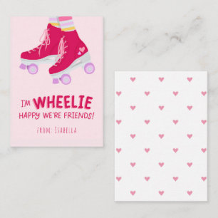 Wheelie Happy Friend Valentine's Note Card