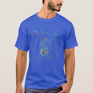 Wheelie Motocross Supermoto Supermotard Enduro T-Shirt