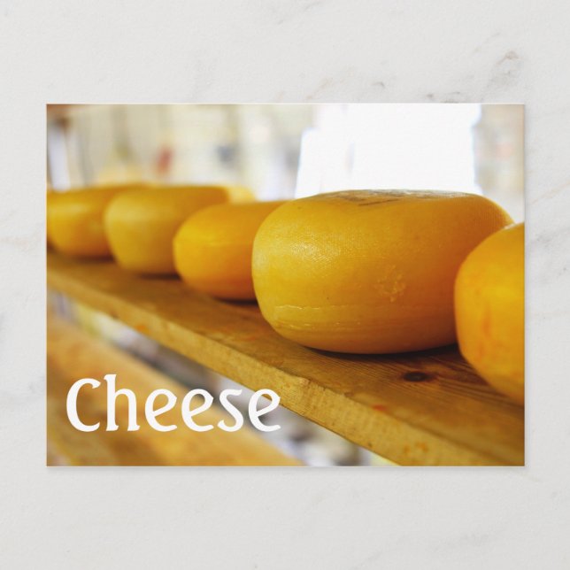 Wheels of Cheese Postcard (Front)