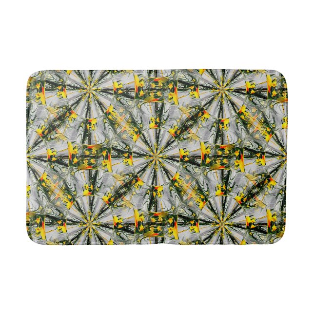 Wheels of Daffodils....... Bath Mat (Front)