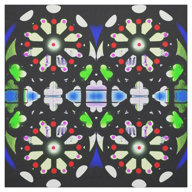 Wheels of fortune fabric (Swatch)