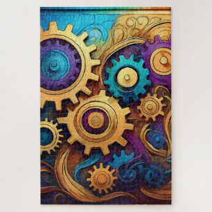 Wheels of life jigsaw puzzle