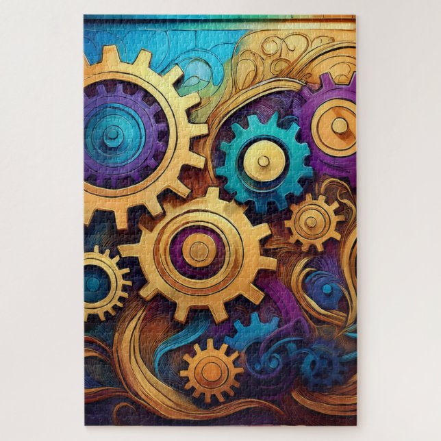 Wheels  of life jigsaw puzzle (Vertical)