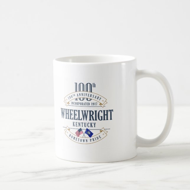 Wheelwright, Kentucky 100th Anniversary Mug (Right)