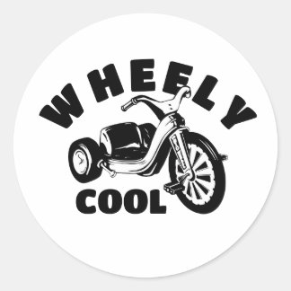 Wheely Cool Big Wheel Round Stickers