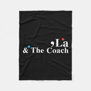 Wheimer 2024 Comma La And The Coach 4 Fleece Blanket