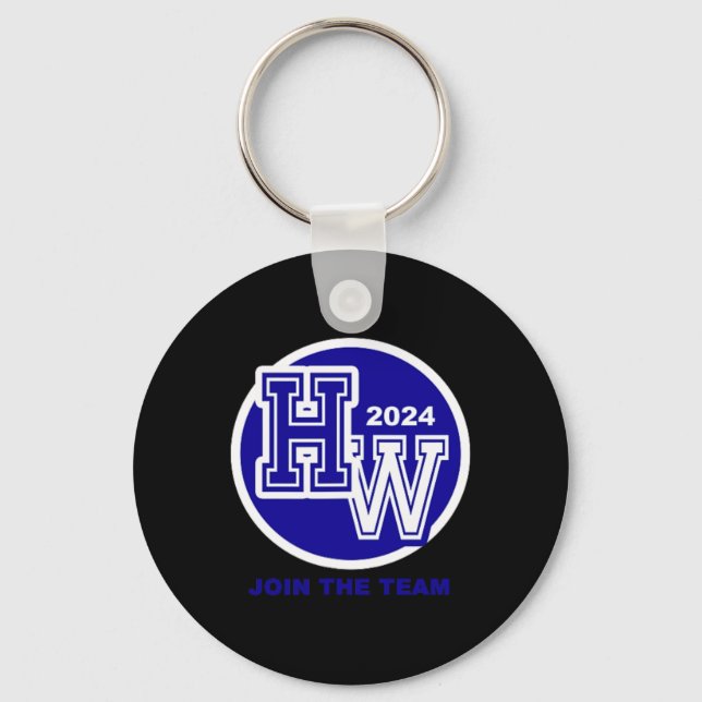 Wheimer 2024 Join The Team - Save Our Democracy- F Key Ring (Front)