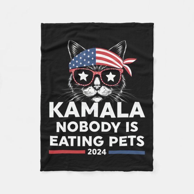 Wheimer 2024 - Nobody Is Eating Pets  Fleece Blanket (Front)