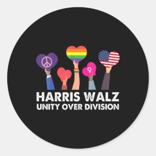Wheimer 2024 Unity Over Division Classic Round Sticker
