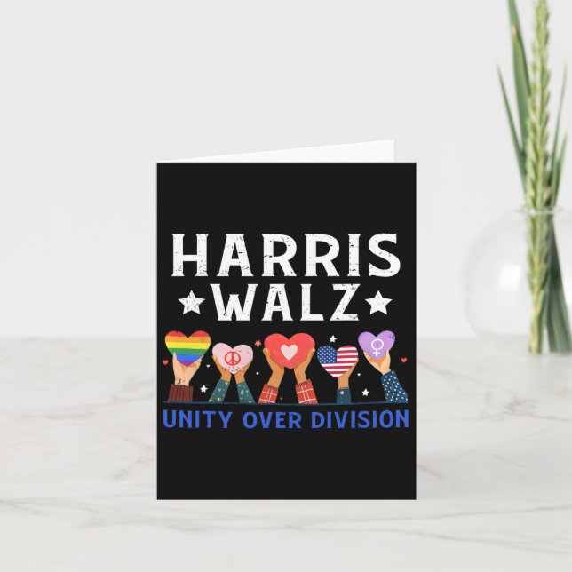 Wheimer 2024 Unity Over Division Harris W 2024  Card (Front)