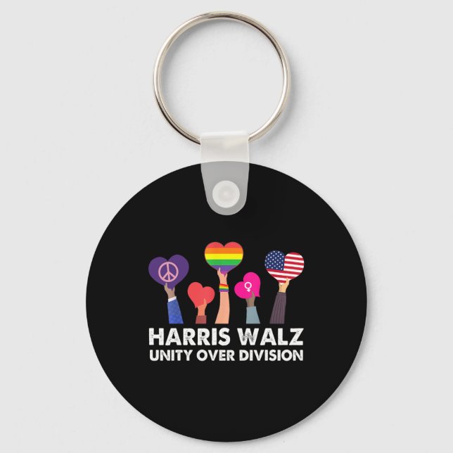 Wheimer 2024 Unity Over Division  Key Ring (Front)