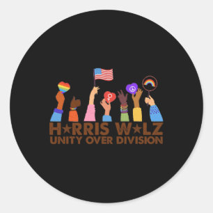Wheimer Unity Over Division 1 Classic Round Sticker