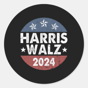 Wheimer Waltz 2024 Retro Vintage  Classic Round Sticker
