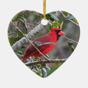 When a Cardinal Appears a Loved one from Heaven is Ceramic Tree Decoration