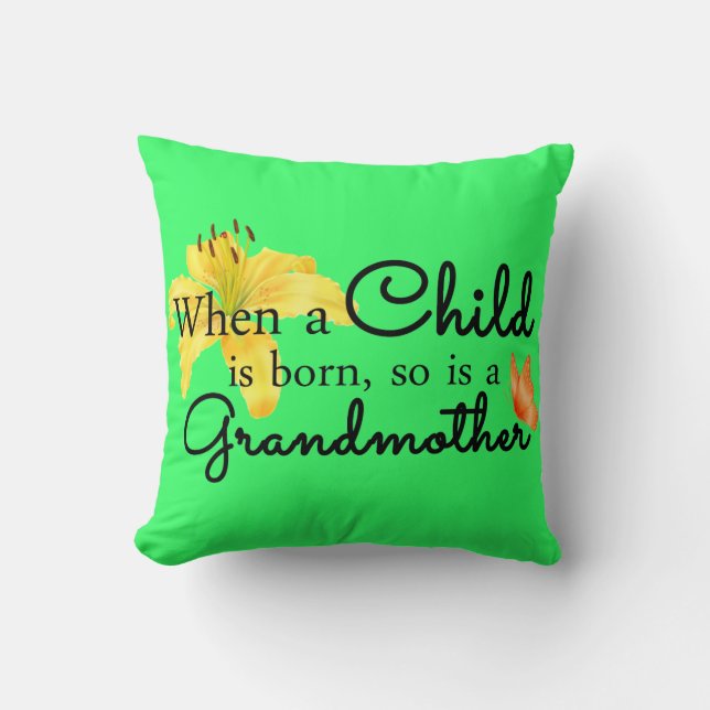 When a child... cushion (Front)