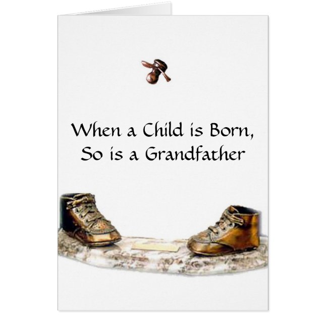 When a Child is Born, So is a Grandfather (Front)