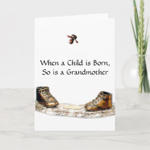 When a Child is Born, So is a Grandmother Card