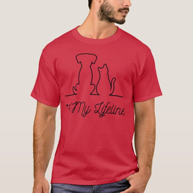 When Animals are life girl T-Shirt (Front)